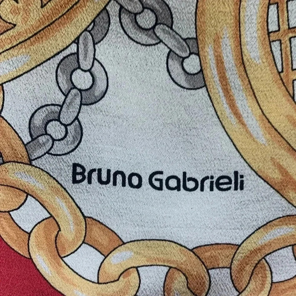 Bruno Gabrieli silk scarf - Picture 2 of 4